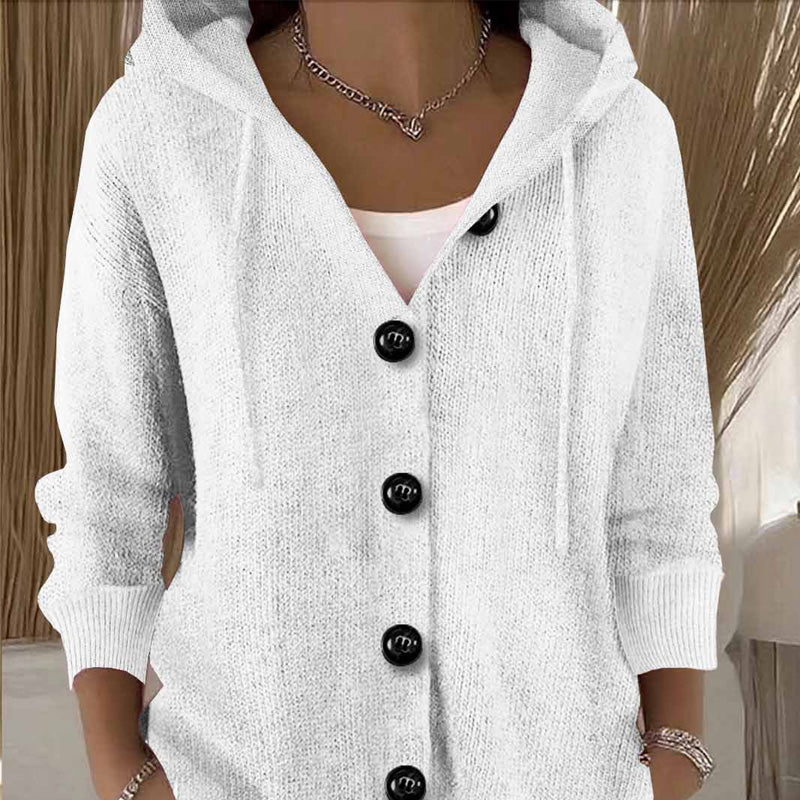 💖Women’s Solid Color Long Sleeve Cardigan