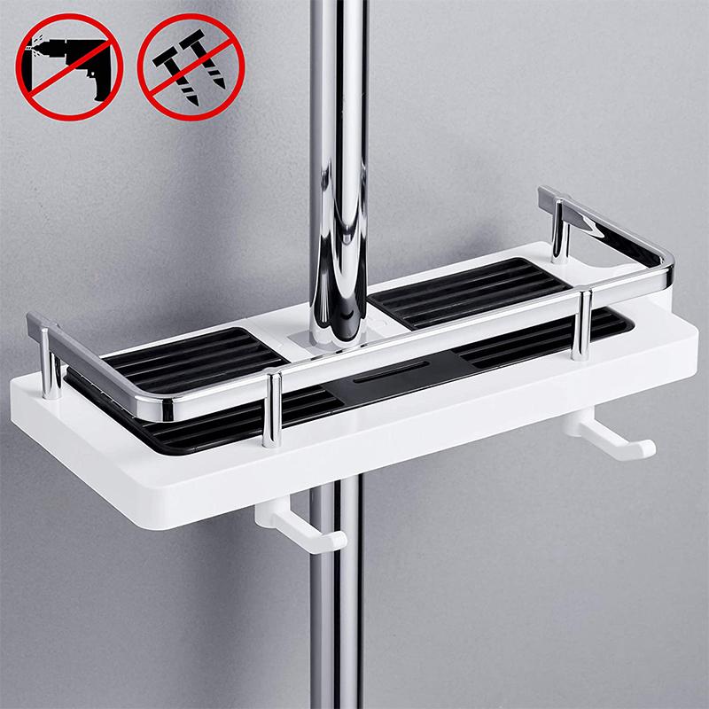 🔥Bathroom Pole Shower Storage Rack Holder