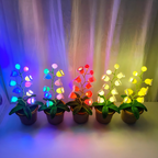 Lily Glow Crochet Lamp