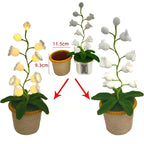 Lily Glow Crochet Lamp