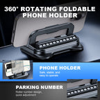 📱✨ 360° Rotating Foldable Phone Holder - Universal Compatibility with Anti-Slip Base for Desk, Car & Travel Use 🚗💻