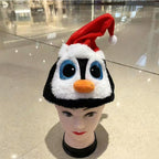 Interactive Plush Christmas Character Hat