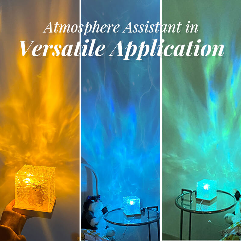🎁 Rotating Wave Projector - Dynamic Ocean Effect, 16 Changing Colors, Perfect for Baby Care and Nursery Decoration 🌙🚤💫