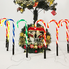 Christmas Outdoor Solar Candy Cane Lights