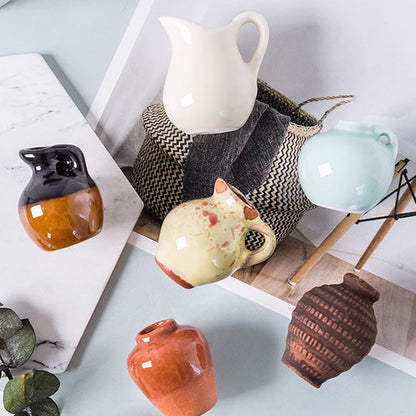 Mini Ceramic Vase Fridge Magnet