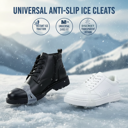 Universal 5-Tooth Ice Cleats for Shoes & Boots