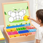💥Wooden Magnetic Pattern Block Puzzle Set