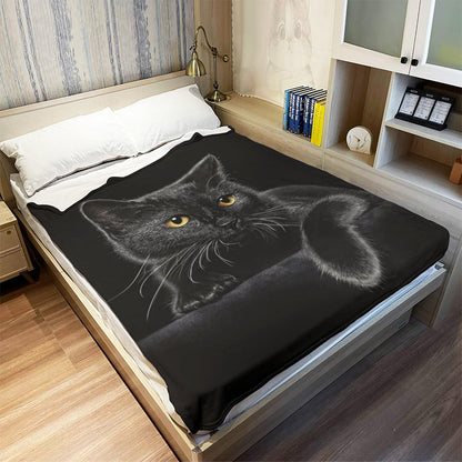 🐱Black Cat All-Season Cozy Blanket