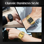 💥LIEBIG Roman Retro Dual System Multi-Function Digital Sports Watch⌚️