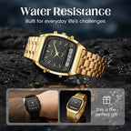 💥LIEBIG Roman Retro Dual System Multi-Function Digital Sports Watch⌚️
