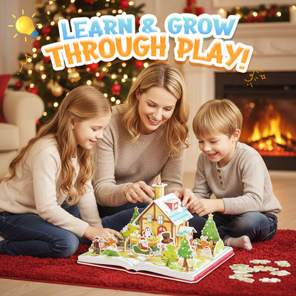 🎅Christmas gifts🎁3D DIY Christmas Puzzle Kit