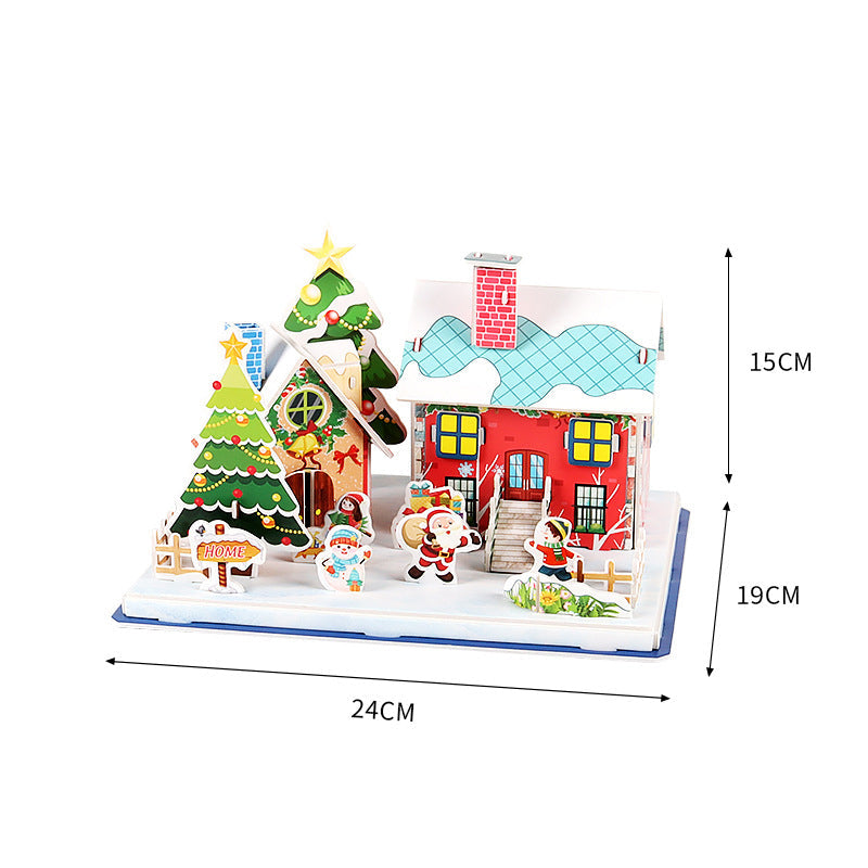 🎅Christmas gifts🎁3D DIY Christmas Puzzle Kit