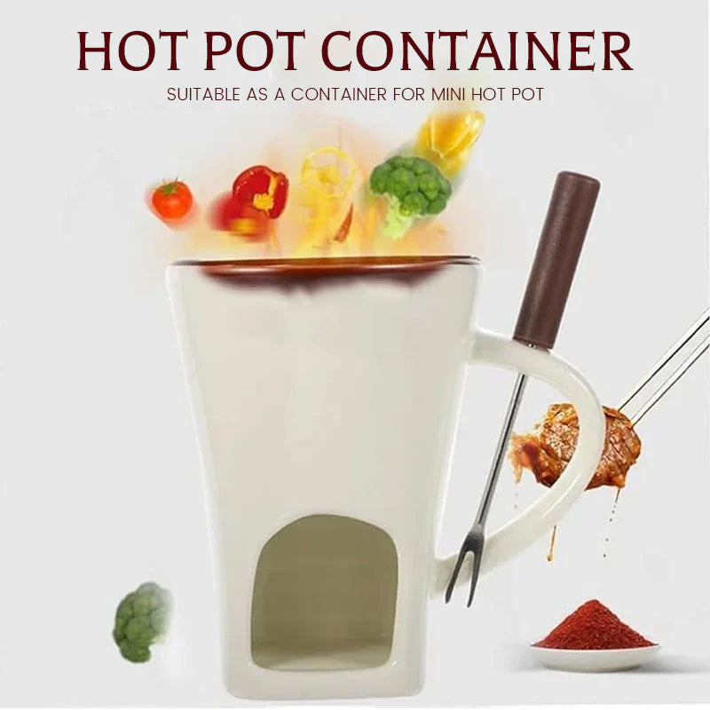 Ceramic Chocolate Fondue Mug