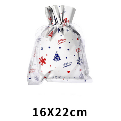 Christmas Drawstring Gift Bags