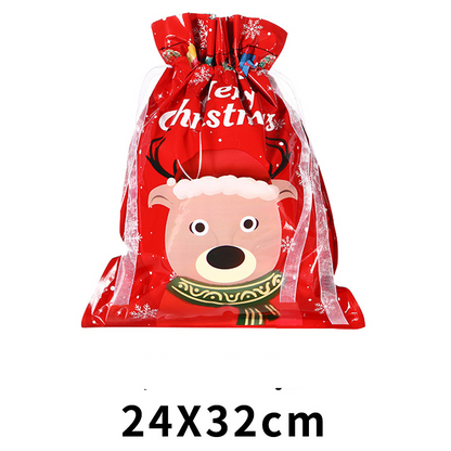 Christmas Drawstring Gift Bags