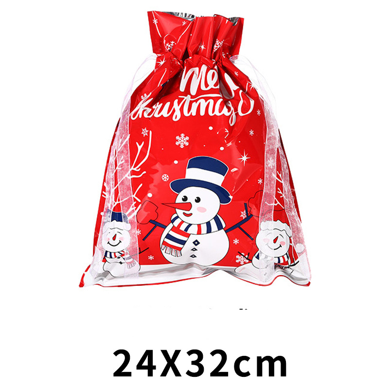 Christmas Drawstring Gift Bags
