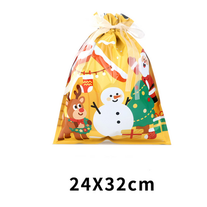 Christmas Drawstring Gift Bags