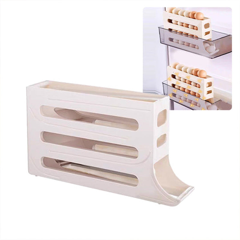 4-Tier Tilted Design Egg Storage Rack