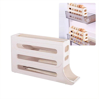 4-Tier Tilted Design Egg Storage Rack