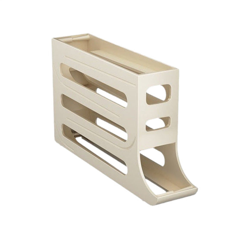 4-Tier Tilted Design Egg Storage Rack
