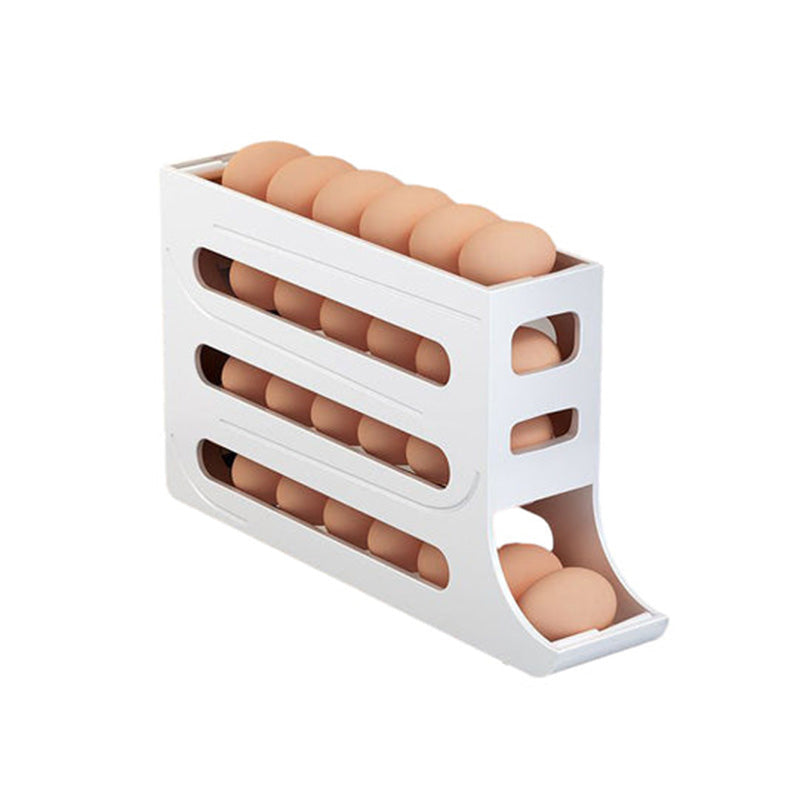 4-Tier Tilted Design Egg Storage Rack