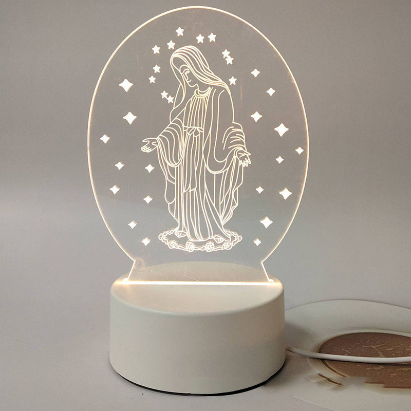 📢📢Jesus 3D Night Lamp & Religious Gifts