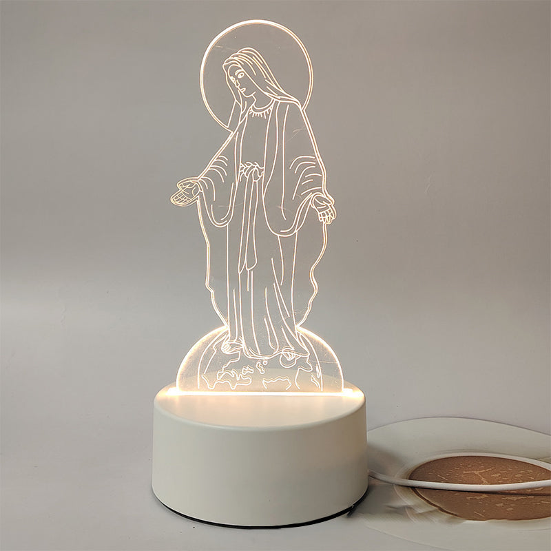 📢📢Jesus 3D Night Lamp & Religious Gifts