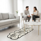 Flower Pattern Quick-Dry Bathroom Mat