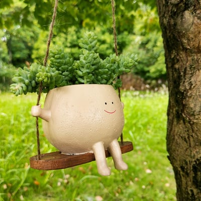 💝Playful Round Planter