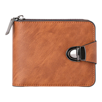 🔥Men's Vintage Compact Zipper Wallet