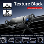 ⚡15W Wireless Fast-Charging Car Phone Mount for Foldable & Regular Smartphones