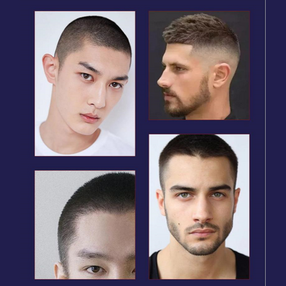 Circular Electric Hair Clipper with LED Display