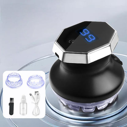 Circular Electric Hair Clipper with LED Display