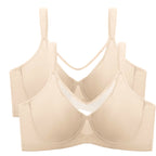 💐Women's Elegant Sheer Full Coverage Plus Size Bra