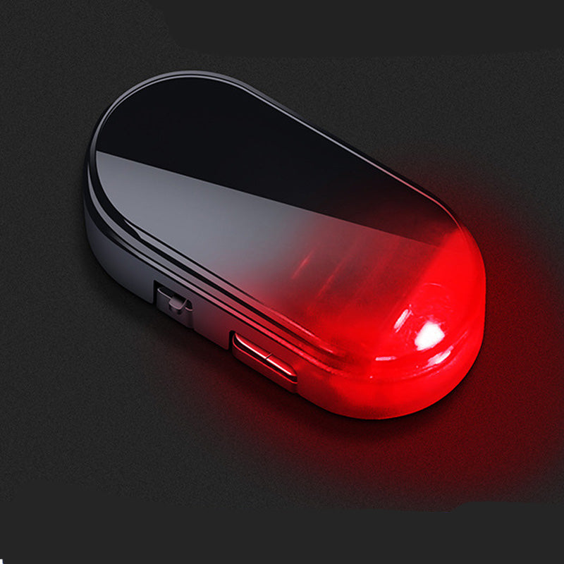 🚗 Solar Car Anti-Theft Light – solar + USB charged, auto-flashes at night. Realistic LED mimics active alarm – deters thieves without wiring. Heat-resistant, stick & go! 🛡️💡