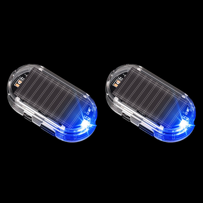 🚗 Solar Car Anti-Theft Light – solar + USB charged, auto-flashes at night. Realistic LED mimics active alarm – deters thieves without wiring. Heat-resistant, stick & go! 🛡️💡