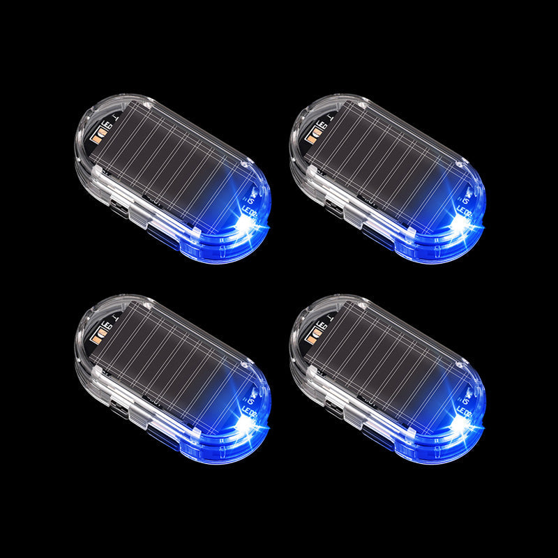 🚗 Solar Car Anti-Theft Light – solar + USB charged, auto-flashes at night. Realistic LED mimics active alarm – deters thieves without wiring. Heat-resistant, stick & go! 🛡️💡