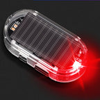 🚗 Solar Car Anti-Theft Light – solar + USB charged, auto-flashes at night. Realistic LED mimics active alarm – deters thieves without wiring. Heat-resistant, stick & go! 🛡️💡