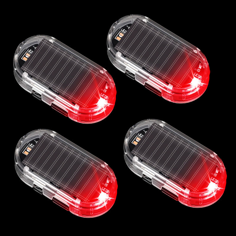 🚗 Solar Car Anti-Theft Light – solar + USB charged, auto-flashes at night. Realistic LED mimics active alarm – deters thieves without wiring. Heat-resistant, stick & go! 🛡️💡