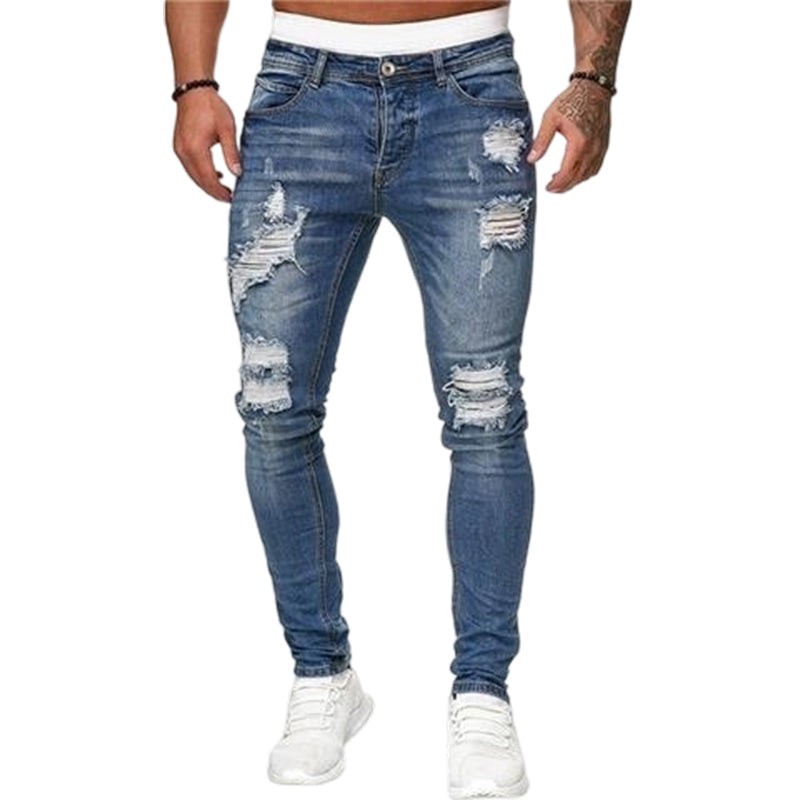 Men's Stylish Ripped Skinny Jeans