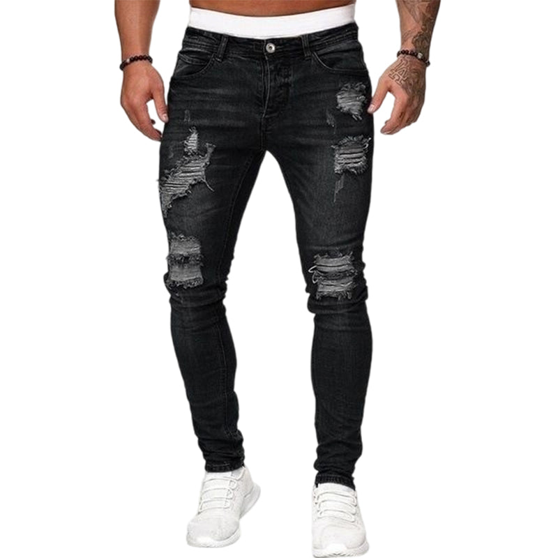 Men's Stylish Ripped Skinny Jeans