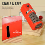 🔥Automatic Kitchen Knife Sharpener – Cordless, Diamond Wheel & Suction Base 🔪⚡