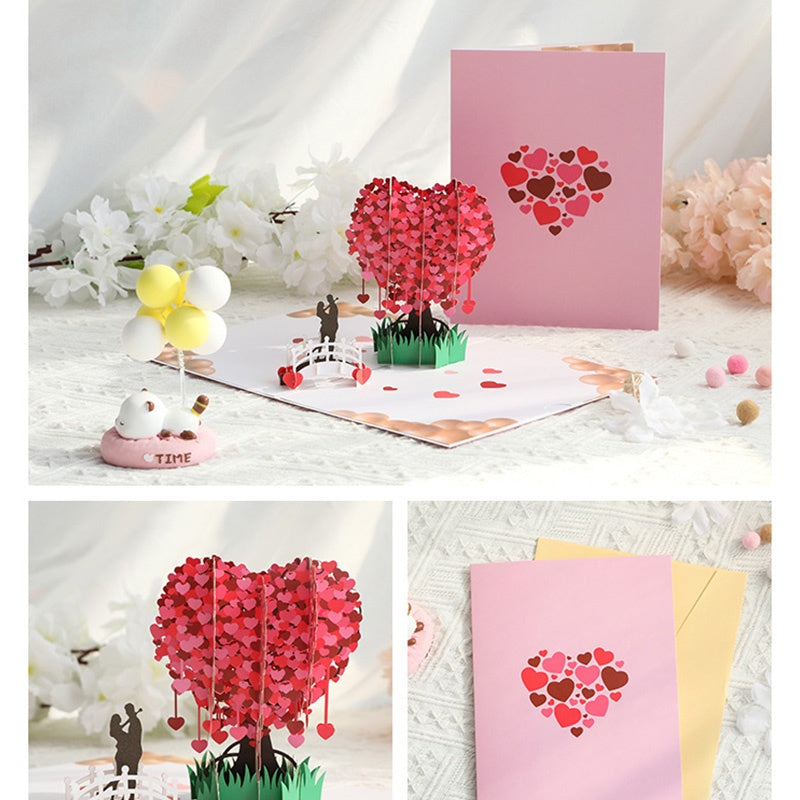 🔥Hot Sale Deals-3D Pop-Up Heart Tree Greeting Card