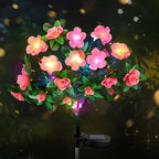 Simulation Azalea Flower Ground Stake Solar Light