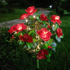 Simulation Azalea Flower Ground Stake Solar Light
