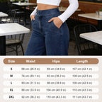 Women's High-Waist Wide-Leg Jeans
