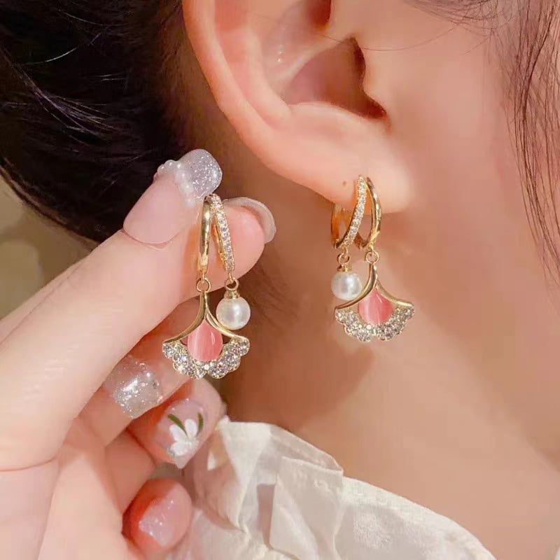 🔥Delicate Ginkgo Leaf Earrings for Women -💖 Romantic Valentine's Day Gift