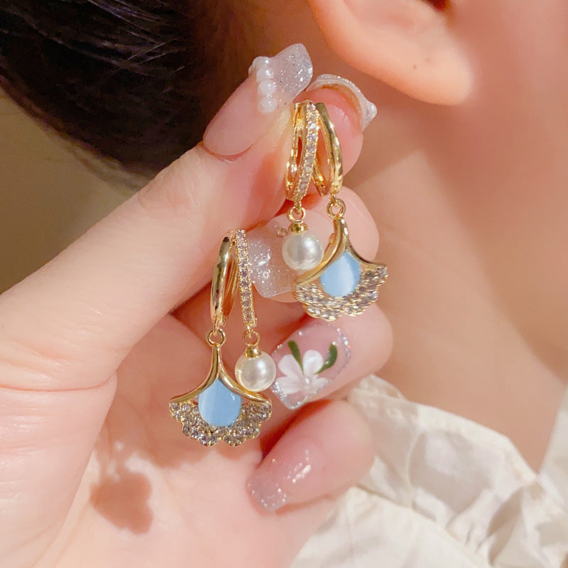 🔥Delicate Ginkgo Leaf Earrings for Women -💖 Romantic Valentine's Day Gift