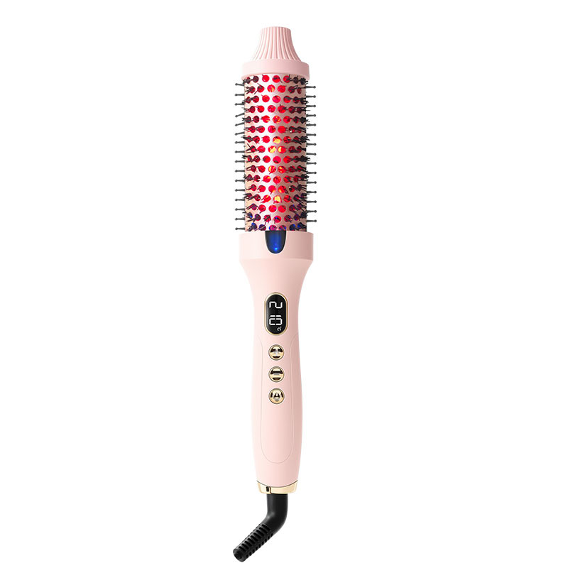 2-in-1 Hair Straightener & Curler Heated Comb