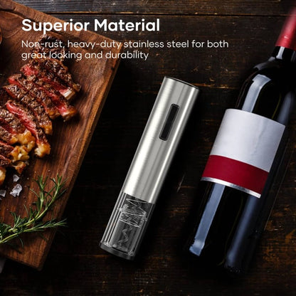 Electric Wine Opener Set - USB Rechargeable Corkscrew with 6 Accessories🍷🤹